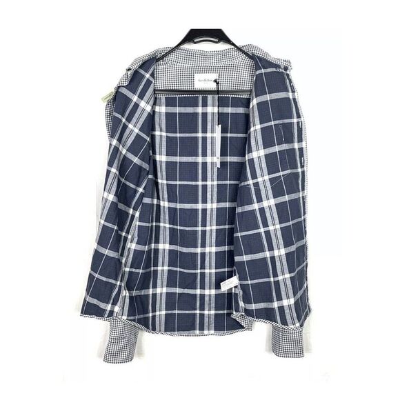 NWT Men’s Shirt Size S Button Down Long Sleeve Blue Standard Fit Goodfellow & Co - Picture 4 of 8